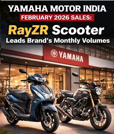 Yamaha Motor India February 2026 Sales RayZR Scooter Leads Brand Monthly Volumes